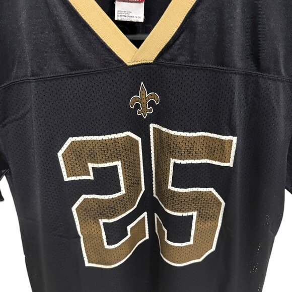 NFL Reggie Bush New Orleans Saints #25 Football Jersey Youth Size XL 20-22 100% - Picture 3 of 5